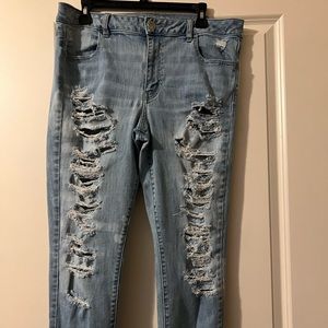 Hi rise jeggings! 💜💜